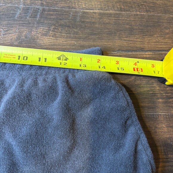 H&M Women's Dark Gray Terry Lounge Shorts Size Small Pockets Elastic Waist - Picture 5 of 6